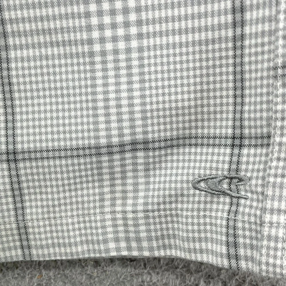 O'Neill Hybrid Shorts Mens 34 White Gray Gingham Plaid Gorpcore Outdoor‎ Hiking